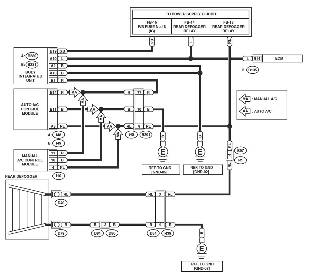 ('03'05) Subaru Forester 2.5x Rear Window Defroster Help! SOLVED